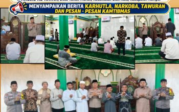 Jumat Keliling, Kapolsek Siak Hulu Ajak Jamaah Masjid Al-Hayah Bersama Cegah Karhutla, Narkoba, dan Tawuran di Wilayah Kecamatan Siak Hulu
